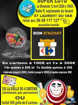 Affiche du loto Super Loto salle f