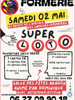Image du loto Loto des pompiers de formerie