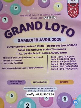 Image du loto Loto du RC Arras Handball