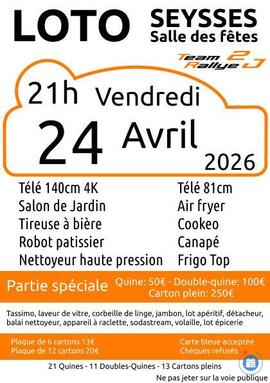 Affiche du loto Loto Team Rallye 2J