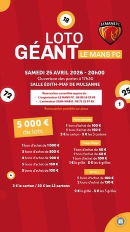 Image du loto Grand loto du MANS FC
