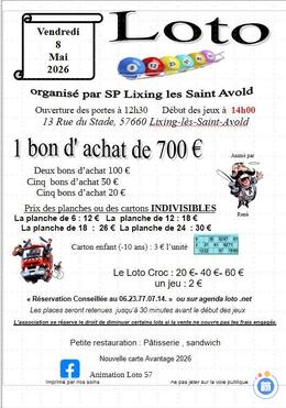 Image du loto Loto des Sapeurs Pompiers
