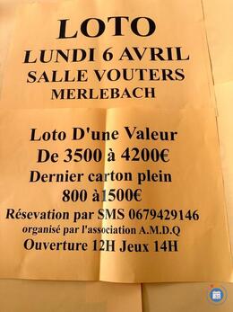 Affiche du loto Super loto du LUNDI de Pâques