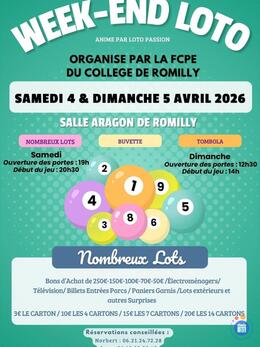 Image du loto Loto du fcpe de romilly anime par loto passion