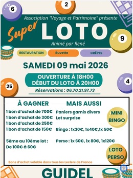Image du loto Association Voyage et Patrimoine - Loto