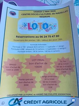 Image du loto Super loto fopac anime par philippe animation