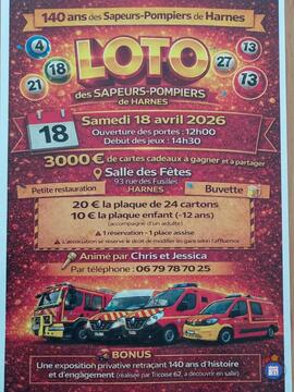 Image du loto Loto des pompiers