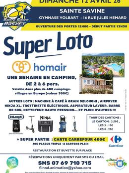 Image du loto Super Loto Sainte Savine Basket