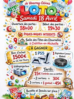 Image du loto Loto du Sou des écoles de Vouvray Ochiaz