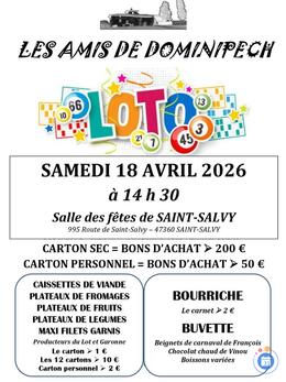 Image du loto Loto d'avril