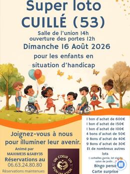 Image du loto Super loto organisé par un coeur un don une action