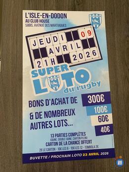 Affiche du loto loto de L'USL