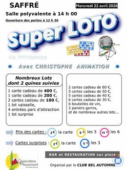 Image du loto Super Loto de Printemps