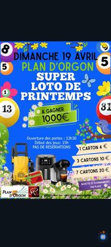 Image du loto Loto de printemps de 'reves en scene'