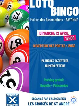 Image du loto LOTO - BINGO du Printemps - Croisés de Saint-André
