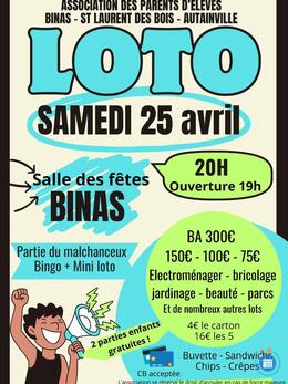 Image du loto Loto de l'APE l'Ecolienne