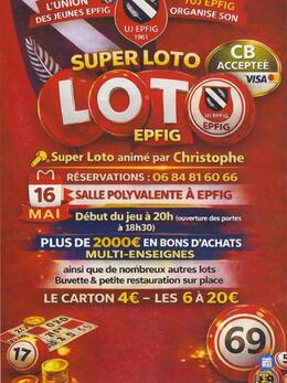 Image du loto Loto union des jeunes d'epfig animé par Christophe