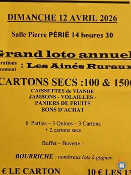 Image du loto Loto des Aînés Ruraux