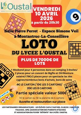 Image du loto LOTO du Lycée l'OUSTAL