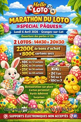 Image du loto Marathon du loto 14 h 30 granges sur lot