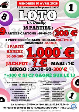 Image du loto SUPER LOTO VENDREDI 10