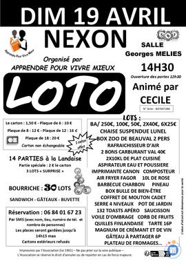 Image du loto Méga Loto de l’APVM