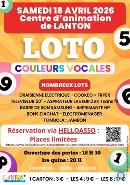 Image du loto LOTO COULEURS VOCALES