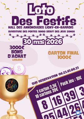 Image du loto Loto des Festifs en soirée