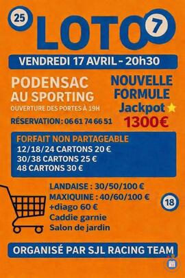 Image du loto Loto du SJL racing