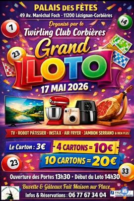 Image du loto Loto twirling club corbières