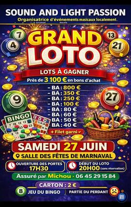 Image du loto Super Loto Sound and light passion