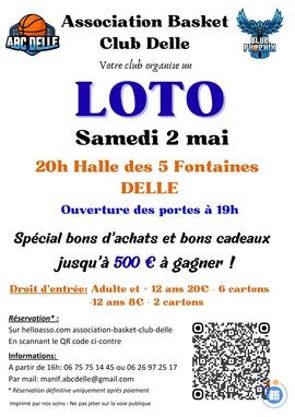 Image du loto Loto du basket