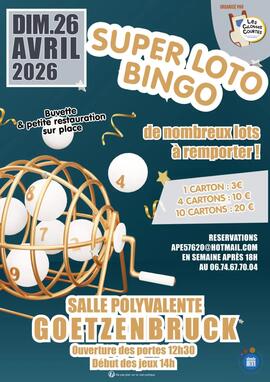 Image du loto Loto Bingo organisé par l'APE