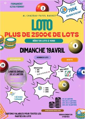 Image du loto Loto Al Chazeau basket