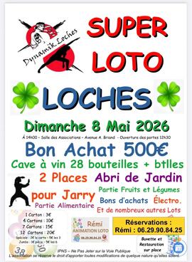 Image du loto Super Loto du Dynamik Loches animé par Rémi
