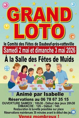 Image du loto loto org : c d f daubeuf animé par isabelle