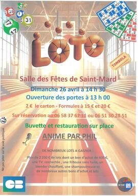 Image du loto super loto basket Surgères